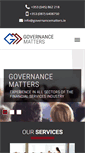 Mobile Screenshot of governancematters.ie